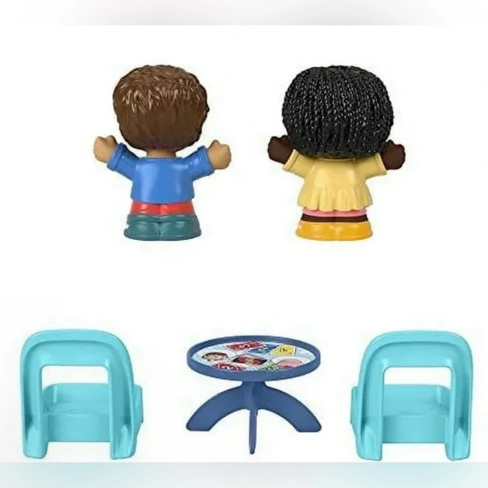 Fisher-Price Little People Uno Card Game Figure Set - HHR45 NEW